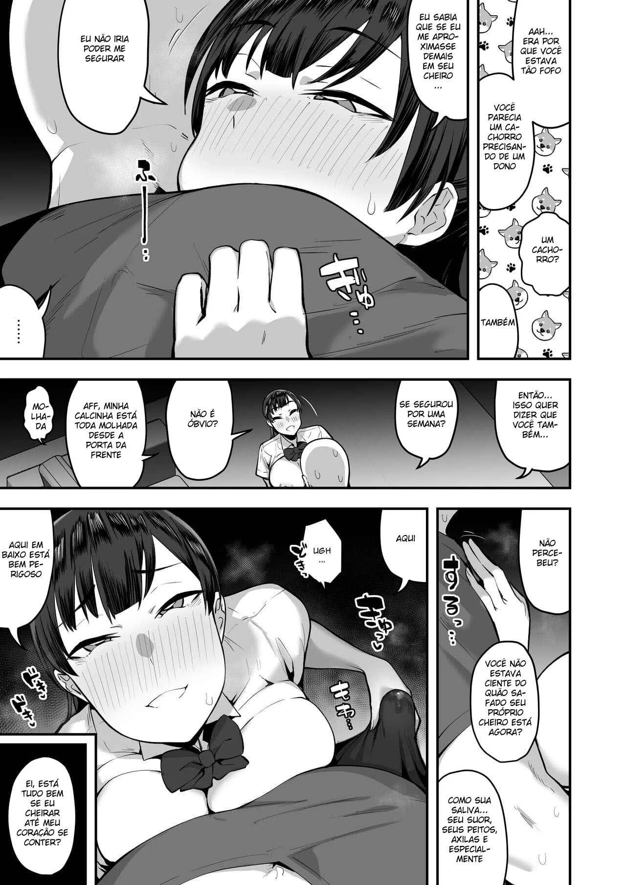 Irmão mais velho de olho na minha amiga – Hentai Preto e Branco – Ler Hentai HQ