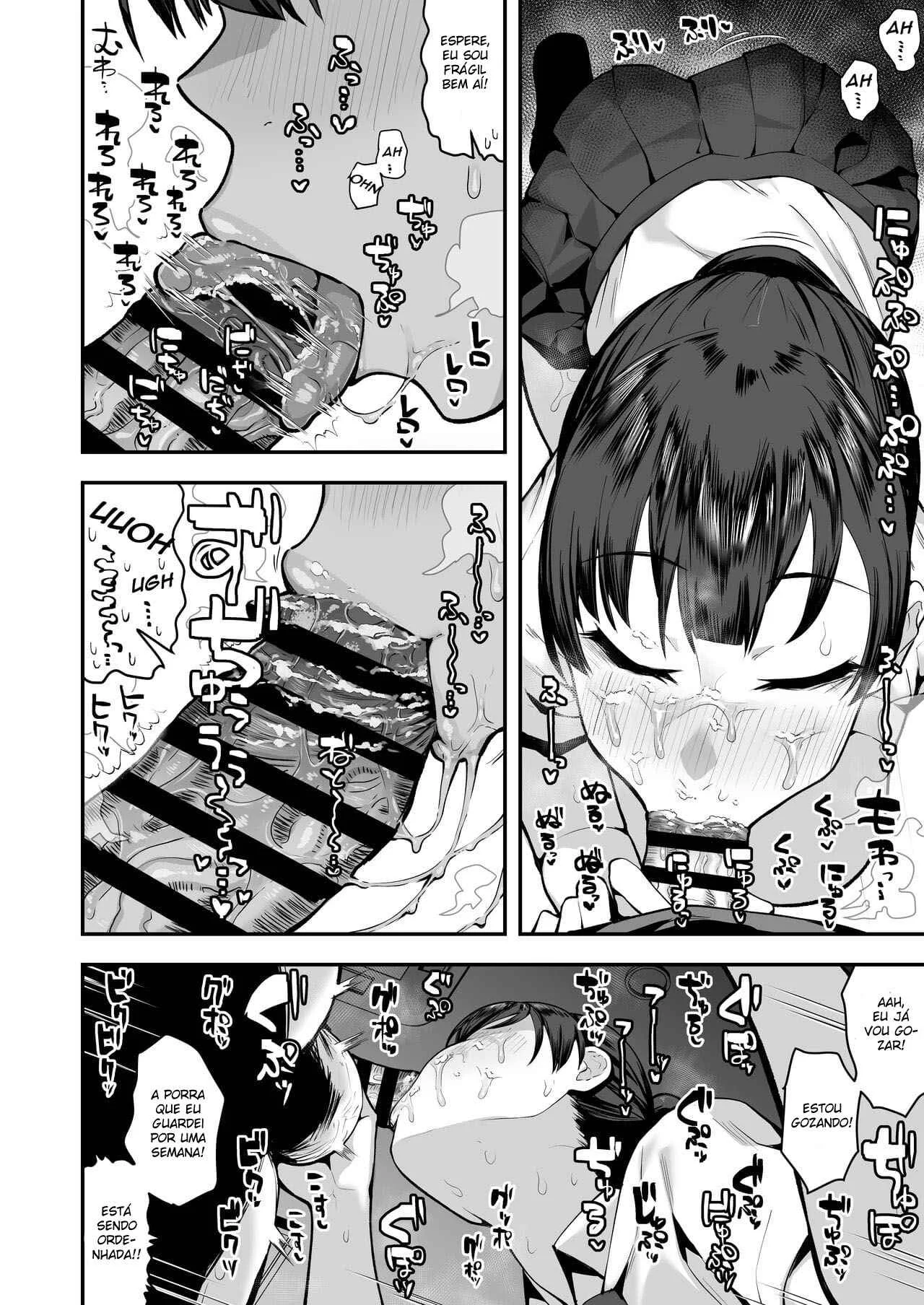 Irmão mais velho de olho na minha amiga – Hentai Preto e Branco – Ler Hentai HQ