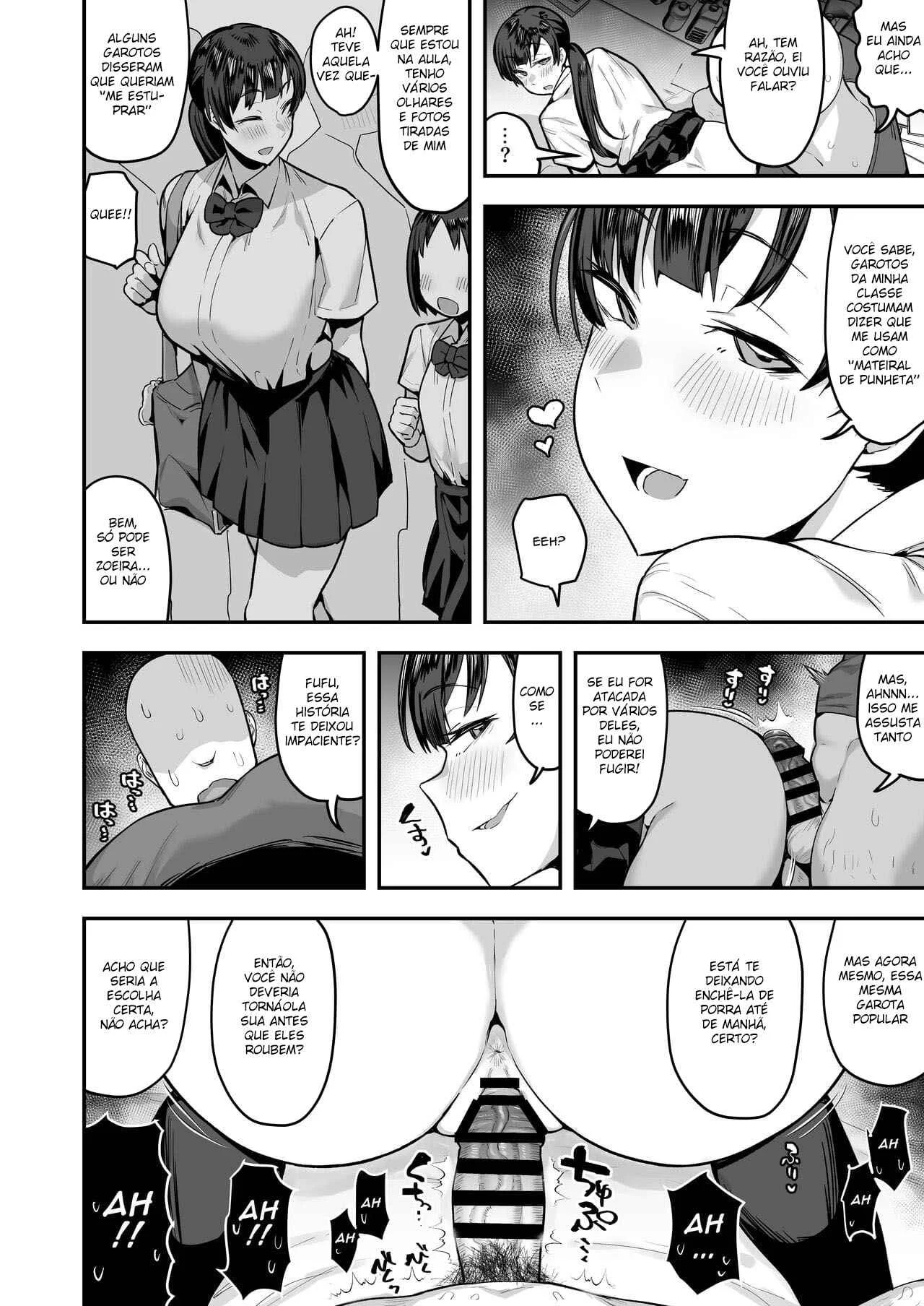 Irmão mais velho de olho na minha amiga – Hentai Preto e Branco – Ler Hentai HQ