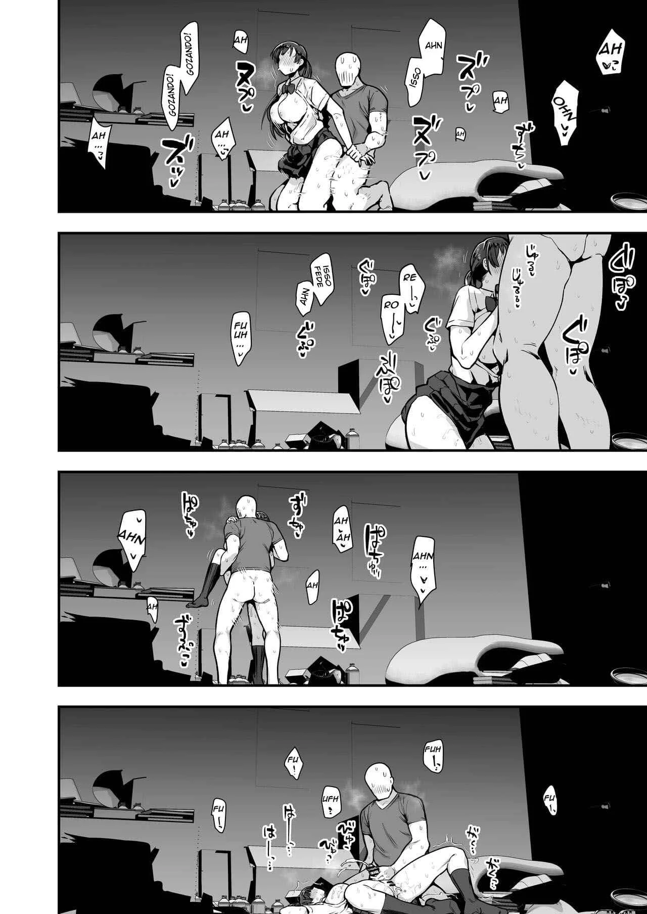 Irmão mais velho de olho na minha amiga – Hentai Preto e Branco – Ler Hentai HQ