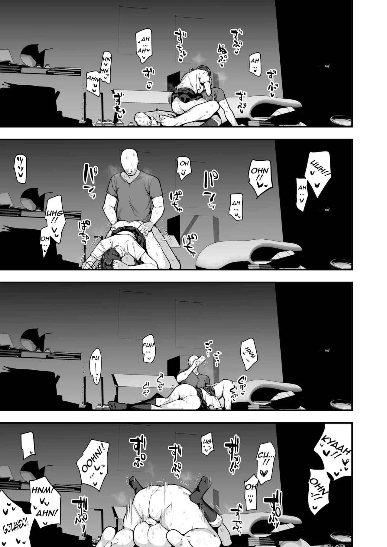 Irmão mais velho de olho na minha amiga – Hentai Preto e Branco – Ler Hentai HQ