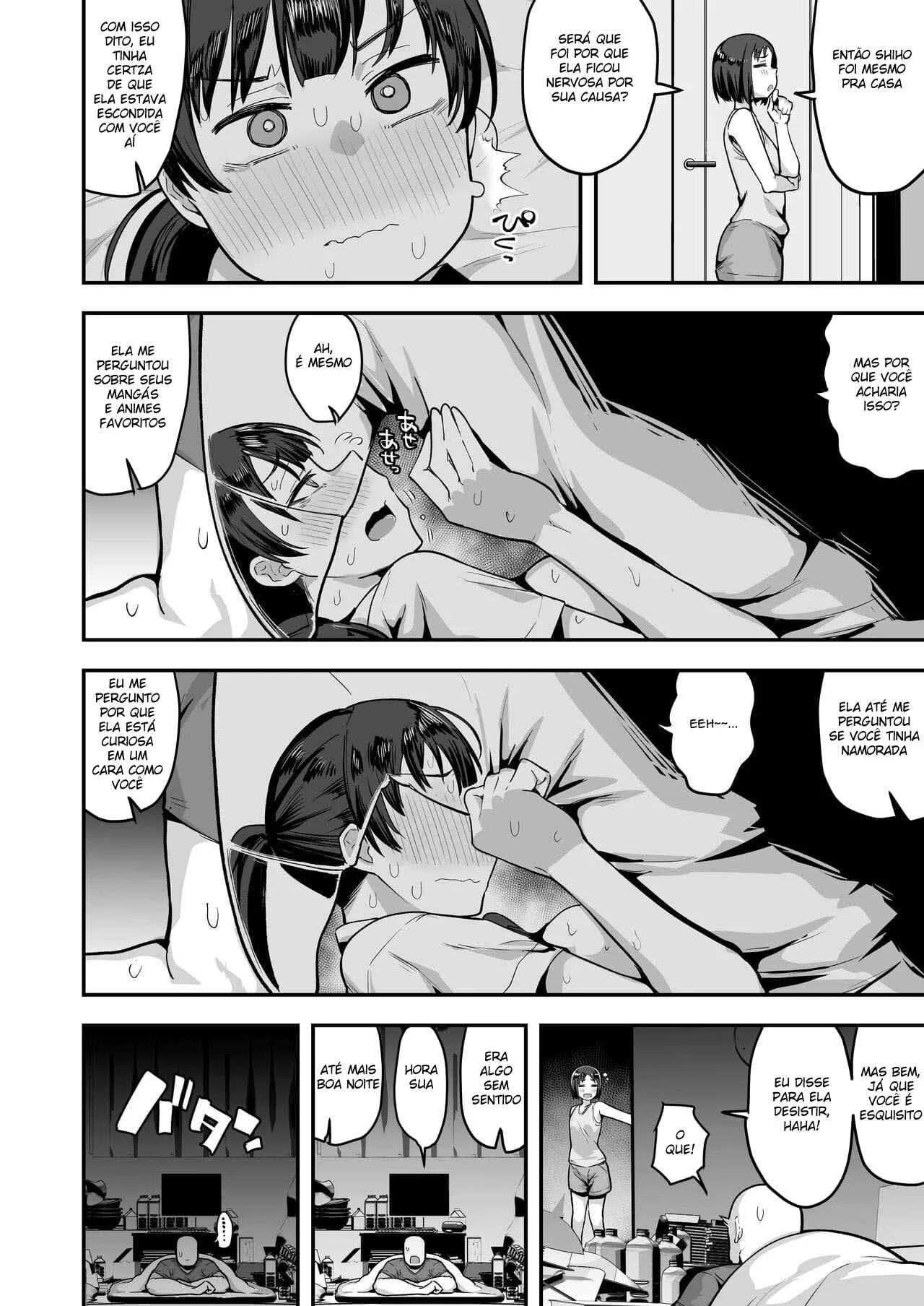 Irmão mais velho de olho na minha amiga – Hentai Preto e Branco – Ler Hentai HQ