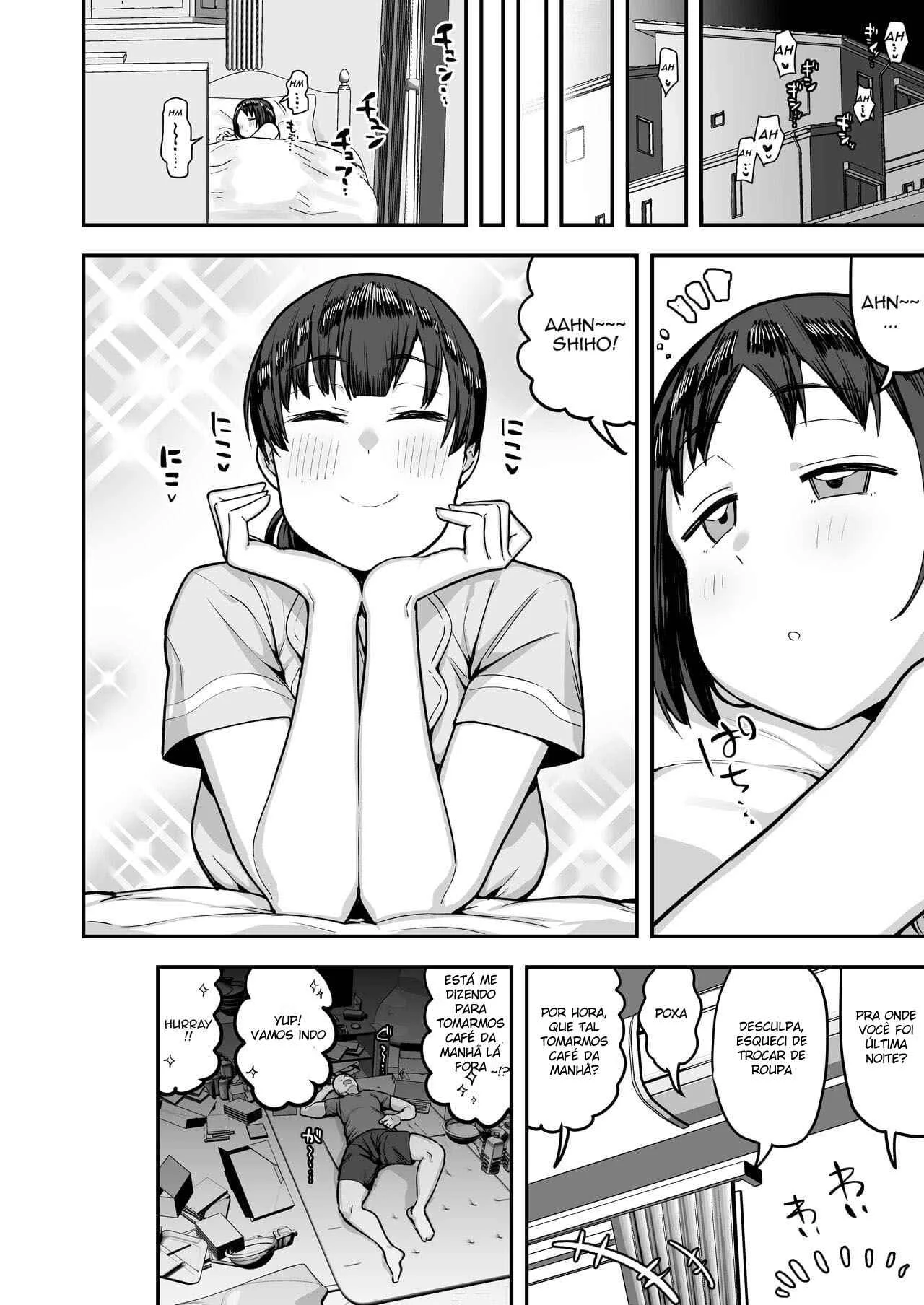Irmão mais velho de olho na minha amiga – Hentai Preto e Branco – Ler Hentai HQ