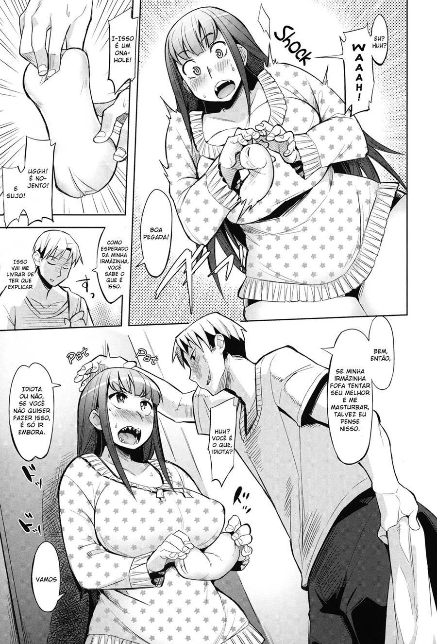 Irmãzinha ingênua e gostosa – Manga Hentai – Português do Brasil