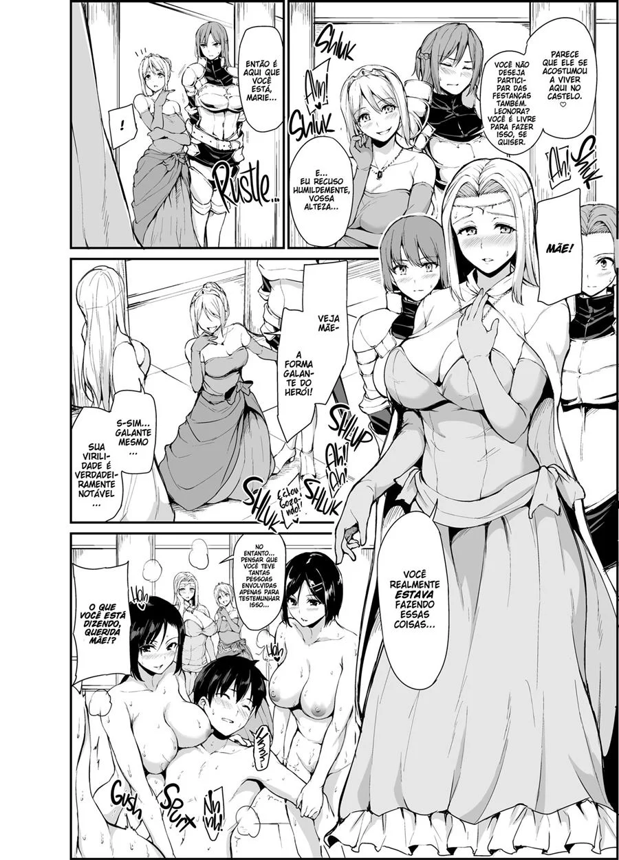 Isekai Harem Monogatari 4 – Hentai Preto e Branco – Ler Hentai HQ