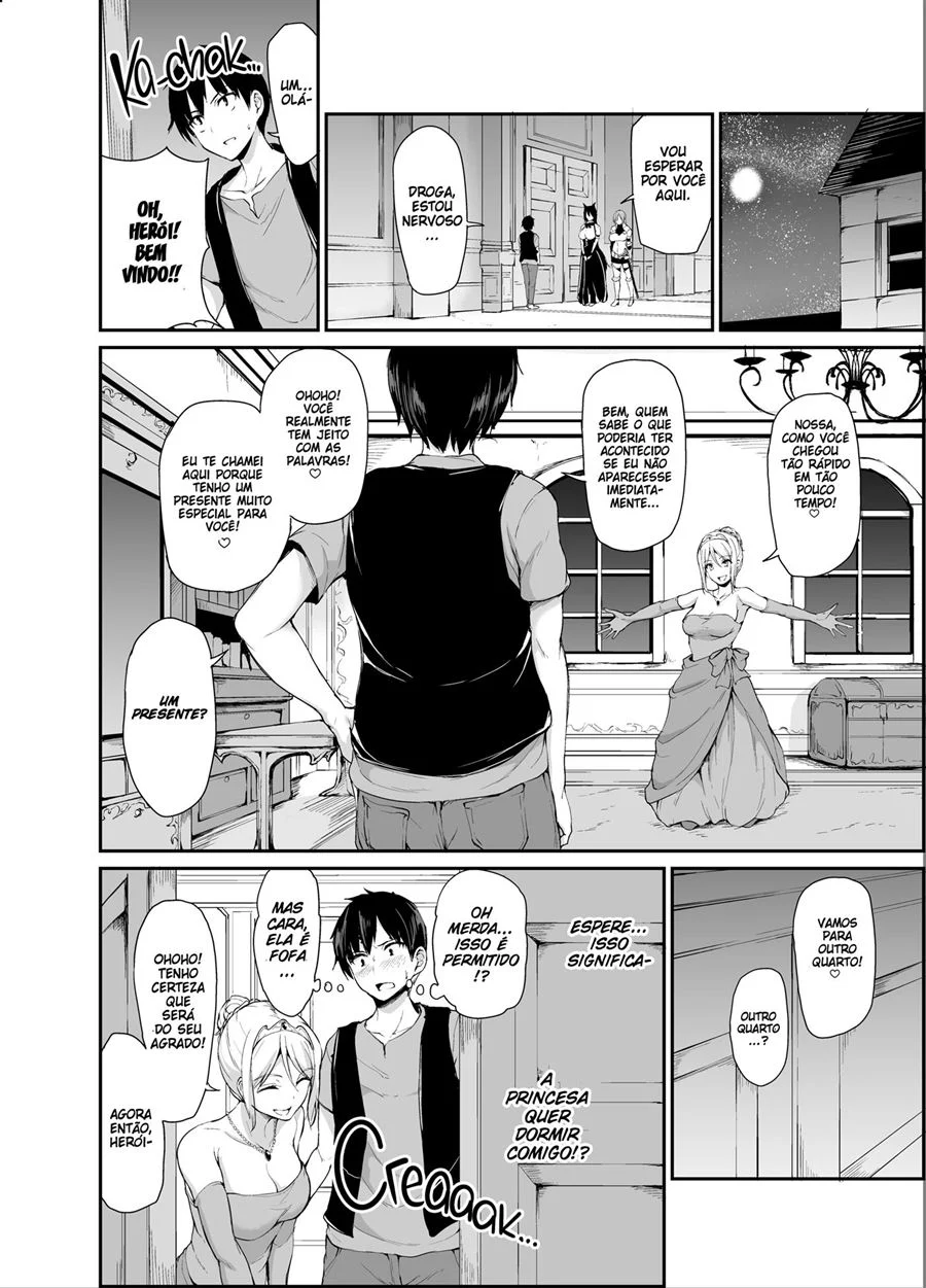 Isekai Harem Monogatari 4 – Hentai Preto e Branco – Ler Hentai HQ