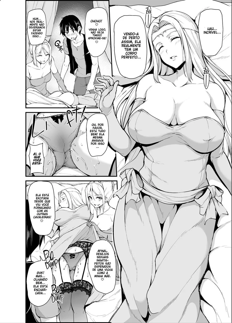 Isekai Harem Monogatari 4 – Hentai Preto e Branco – Ler Hentai HQ