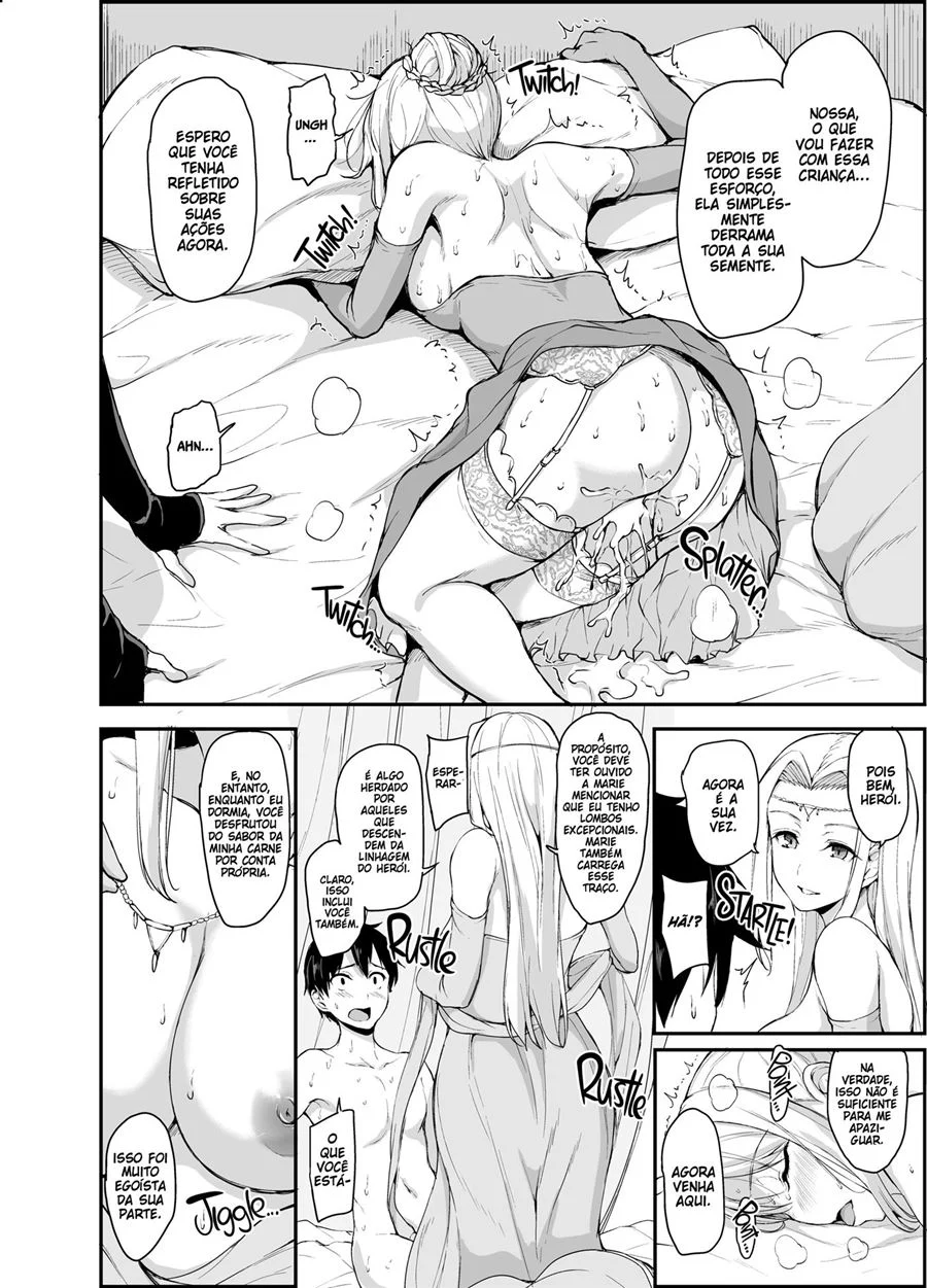 Isekai Harem Monogatari 4 – Hentai Preto e Branco – Ler Hentai HQ