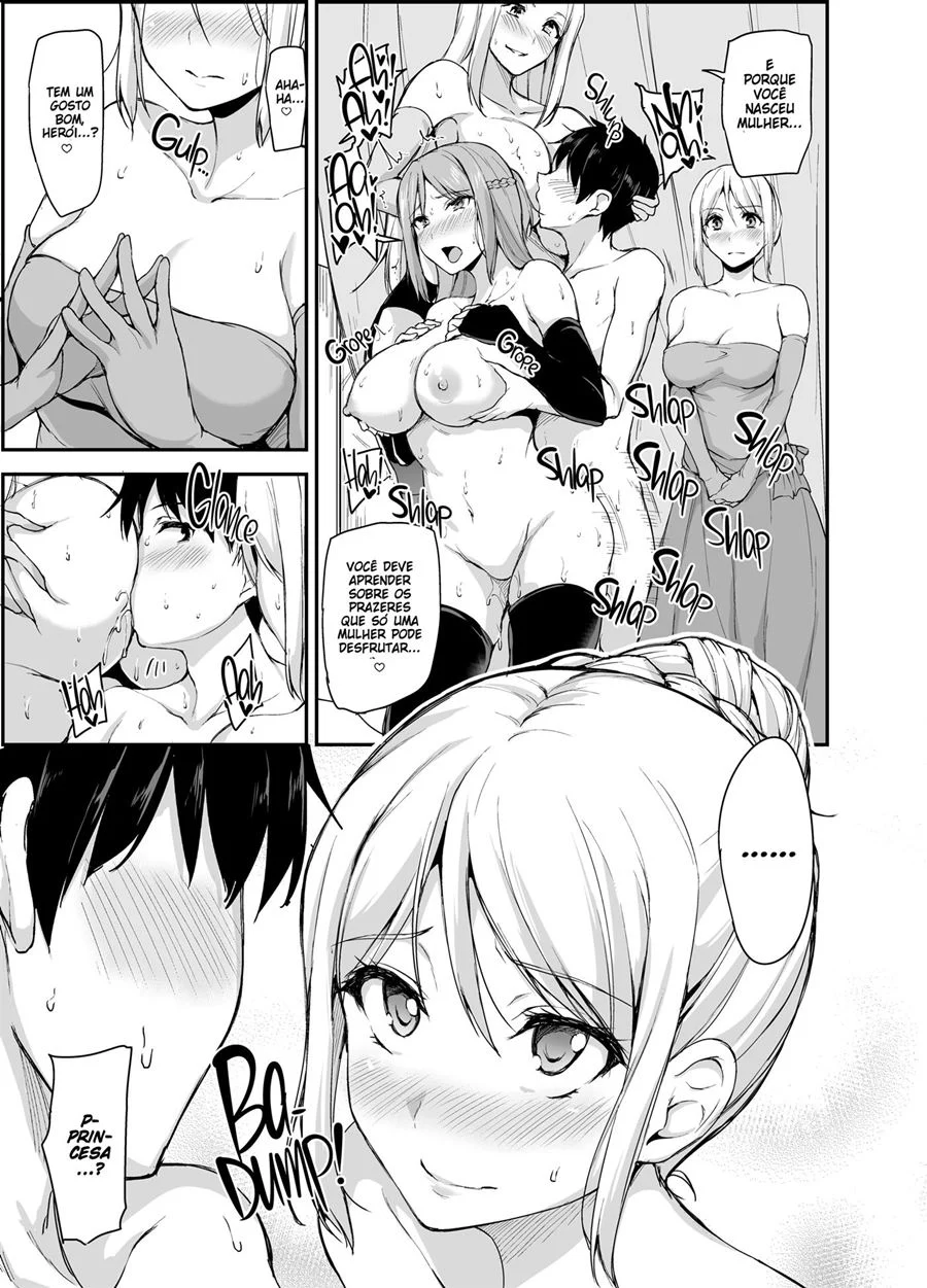 Isekai Harem Monogatari 4 – Hentai Preto e Branco – Ler Hentai HQ