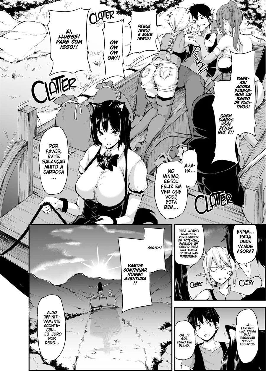 Isekai Harem Monogatari 4 – Hentai Preto e Branco – Ler Hentai HQ
