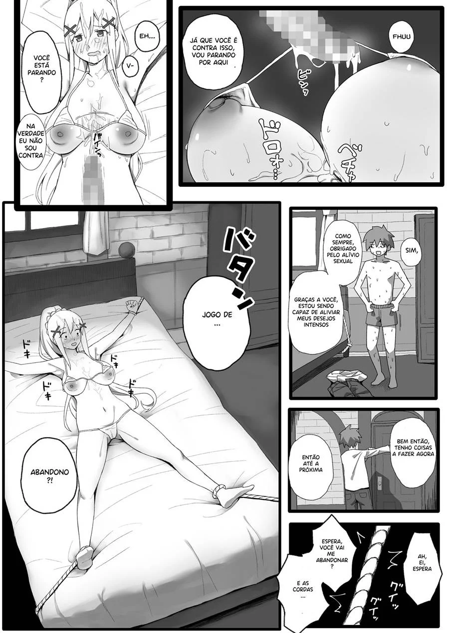 Isekai Tensei Shita Saki de Party Member Zenin to Naisho de Ecchi Shiteru Neet – KonoSuba Hentai – Tradução Em Português