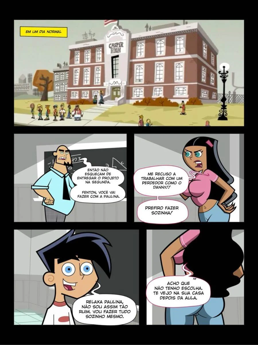Danny Phantom Homework – Super HQ – Quadrinho Original