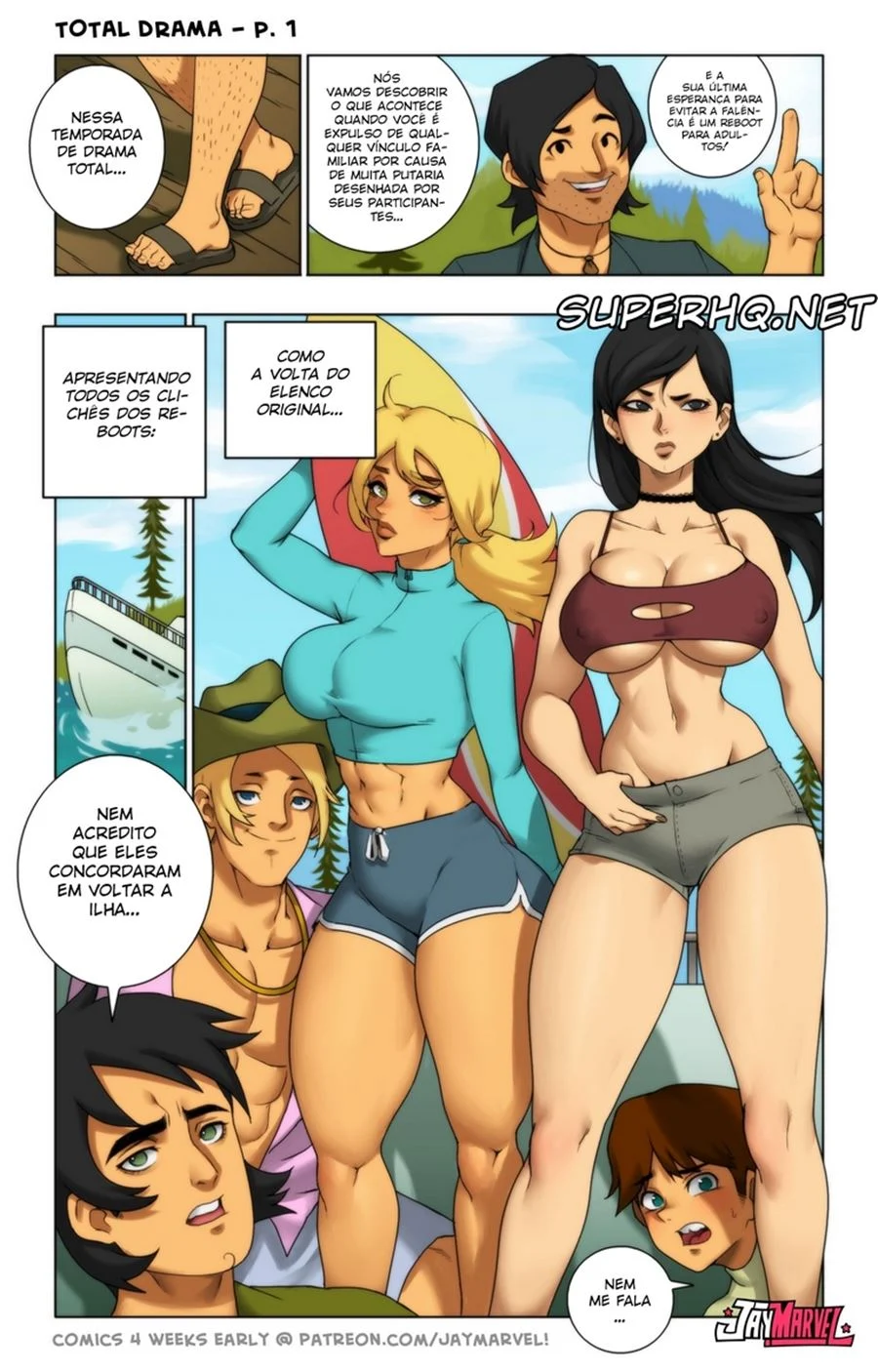 Jay Marvel, Total Drama – Cartoon Pornô – Ler Hentai HQ