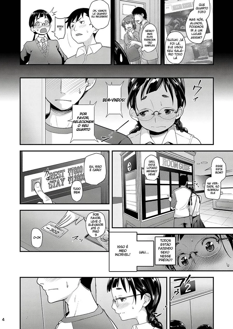 Jimiko to Ichinichijuu Sex 3 – Hentai Preto e Branco – PT Brasil