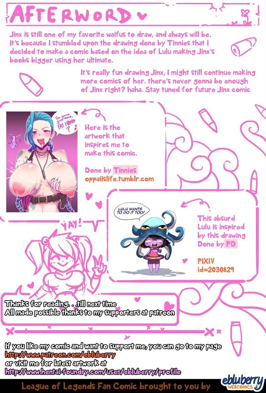 Jinx x Lulu + Others! – Hentai – Traduzido