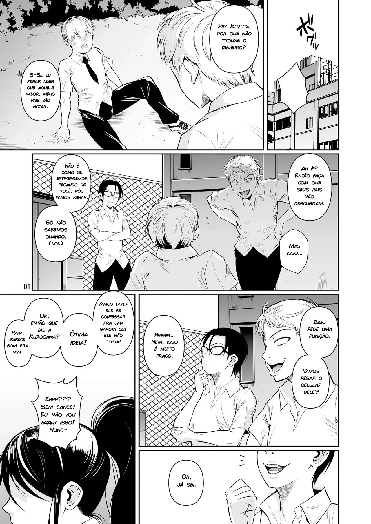 Como Punição Eu Tive que me Confessar para uma Delinquente Problemática Hentai – Hentai – Traduzido