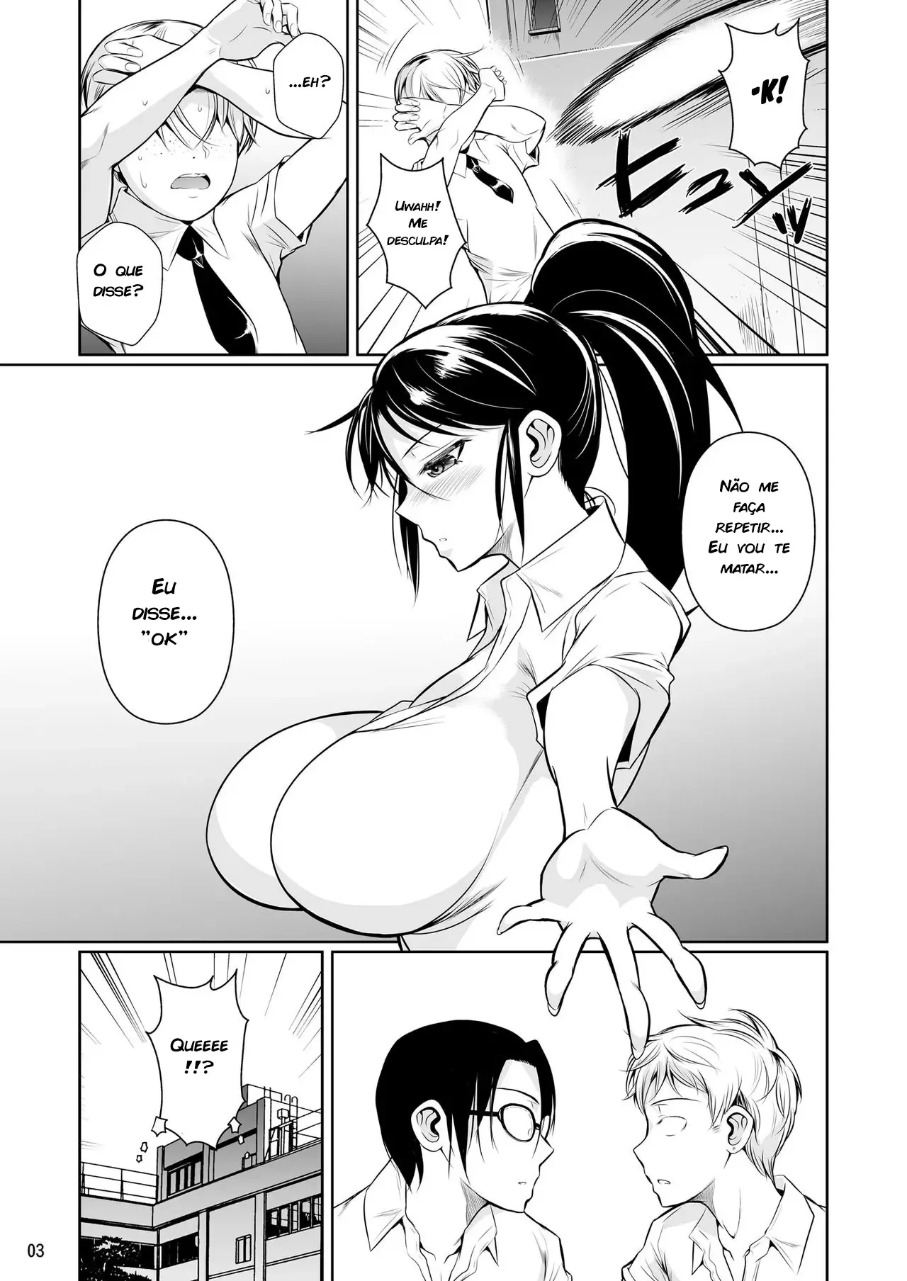 Como Punição Eu Tive que me Confessar para uma Delinquente Problemática Hentai – Hentai – Traduzido
