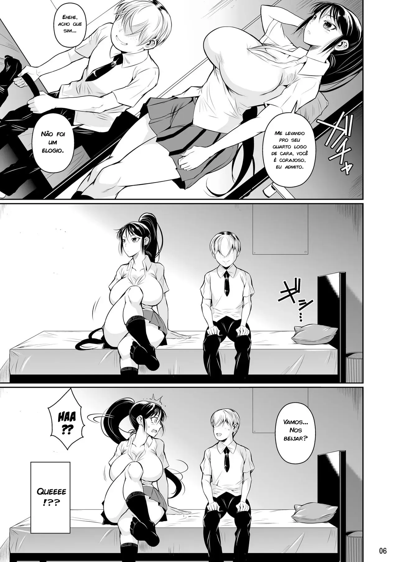 Como Punição Eu Tive que me Confessar para uma Delinquente Problemática Hentai – Hentai – Traduzido
