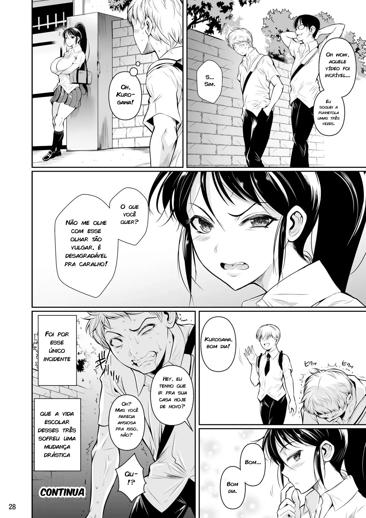 Como Punição Eu Tive que me Confessar para uma Delinquente Problemática Hentai – Hentai – Traduzido