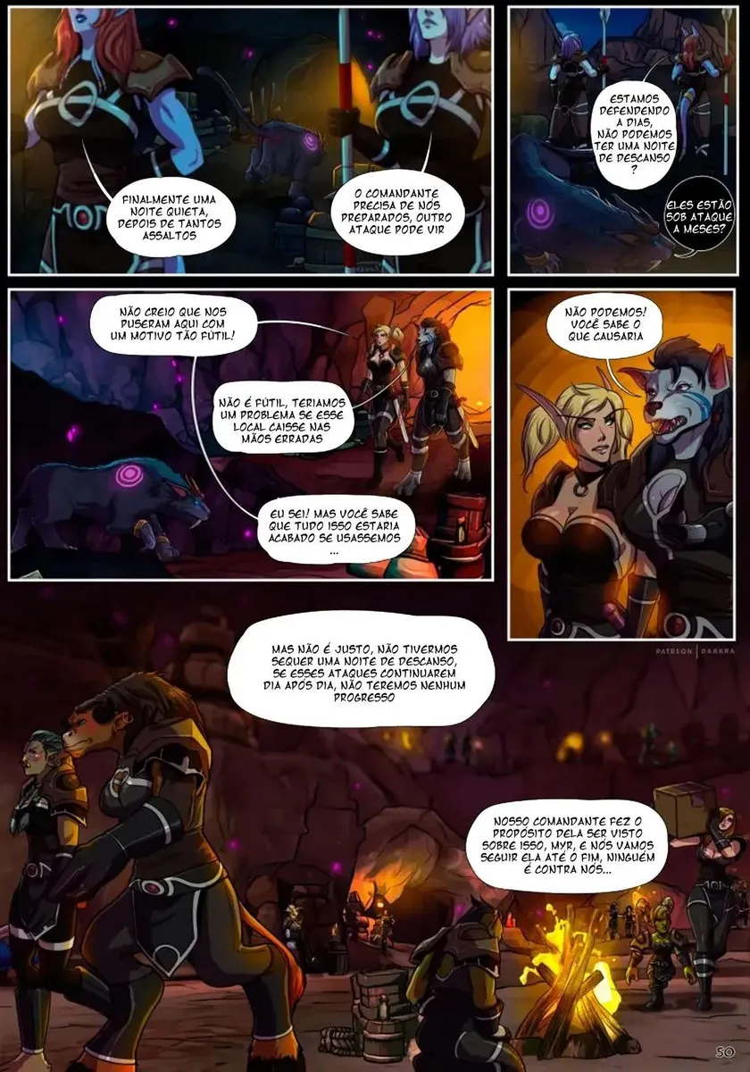 [Darkra] World Of Warcraft, Mark of the Wild 2 – Manga Hentai – PT Brasil