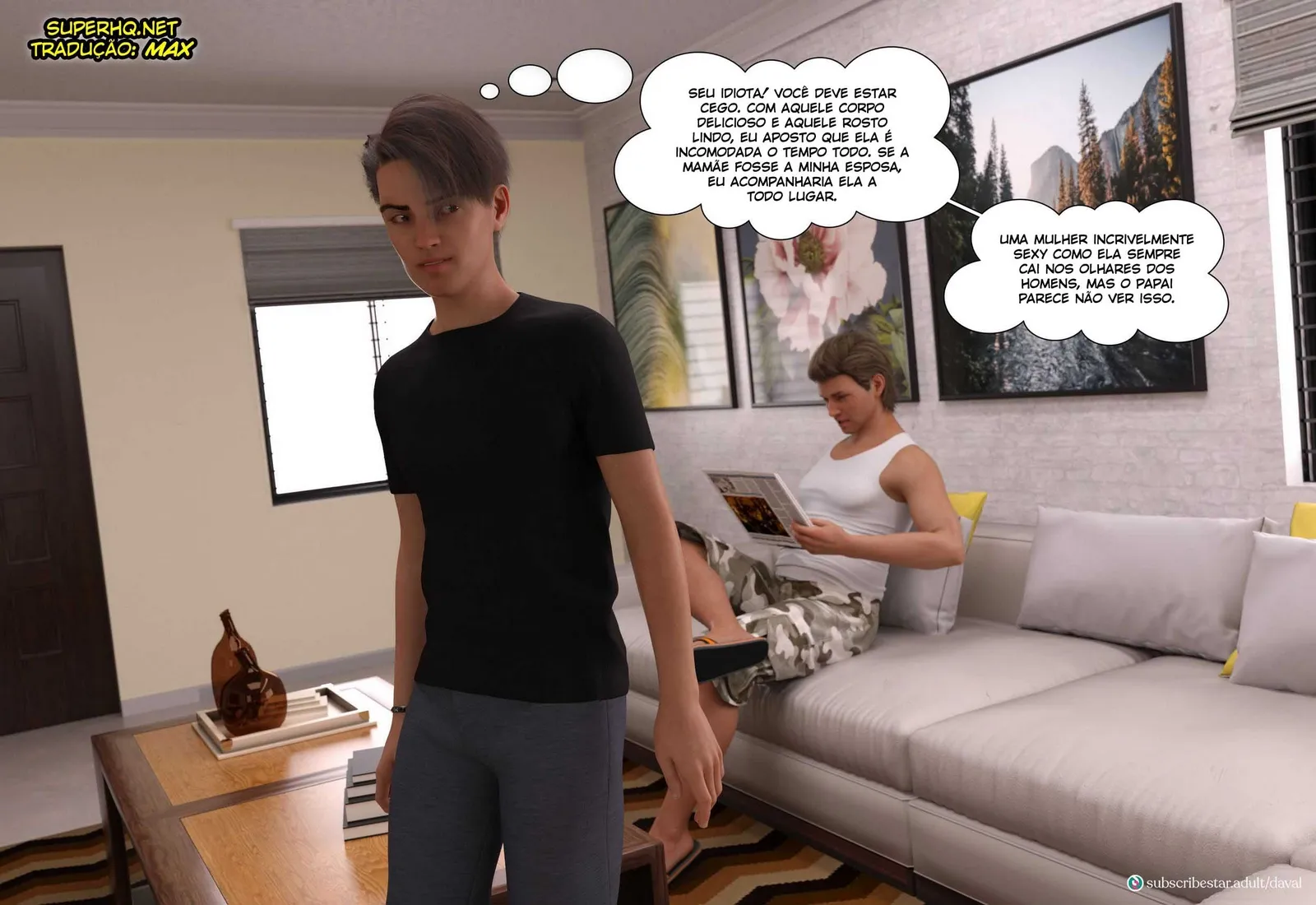 Daval3D, Immoral Desires 5 – Hentai 3D – Alta Qualidade - Traduzido