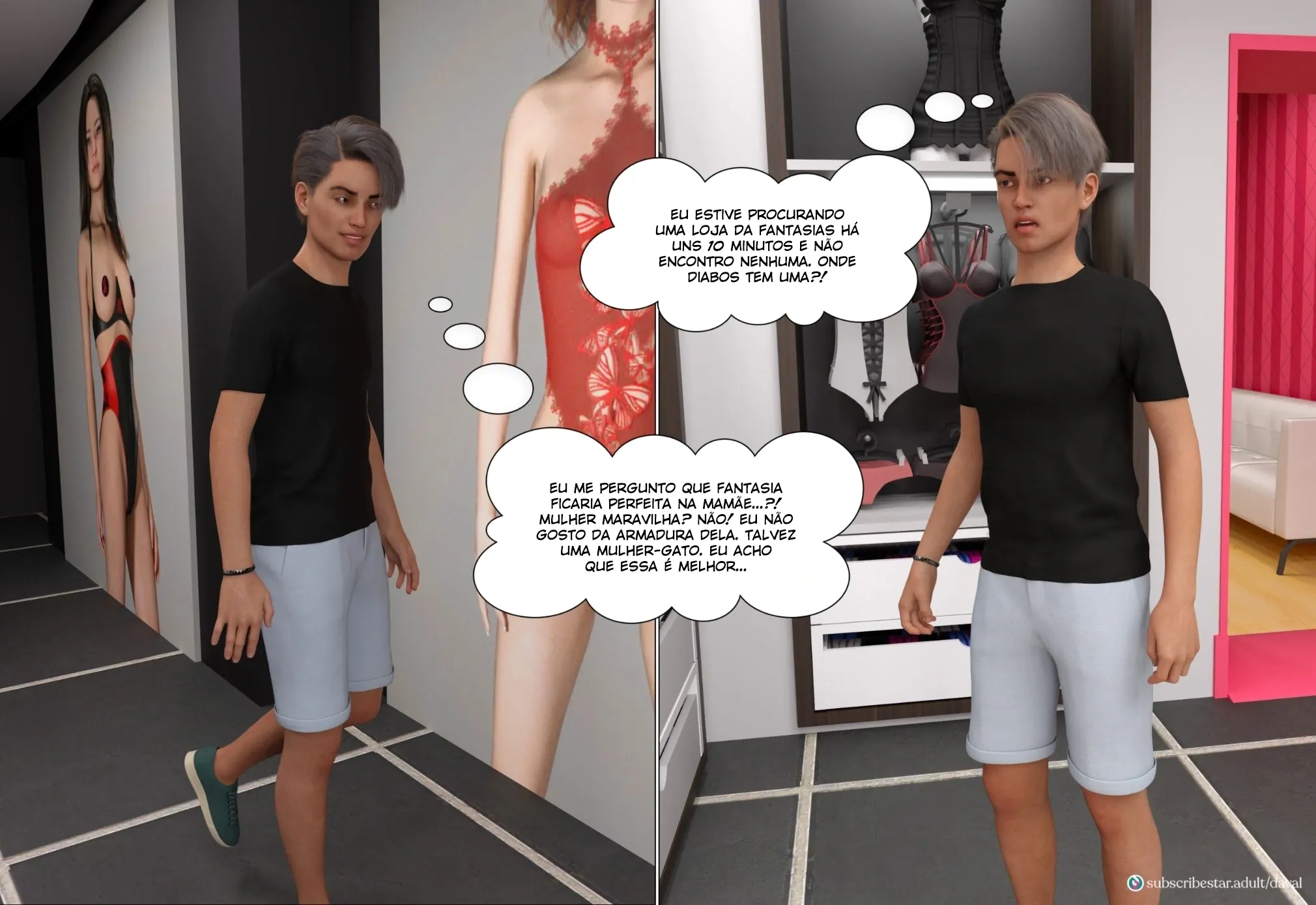 Daval3D, Immoral Desires 9 – HQ De Sexo – Quadrinho Original