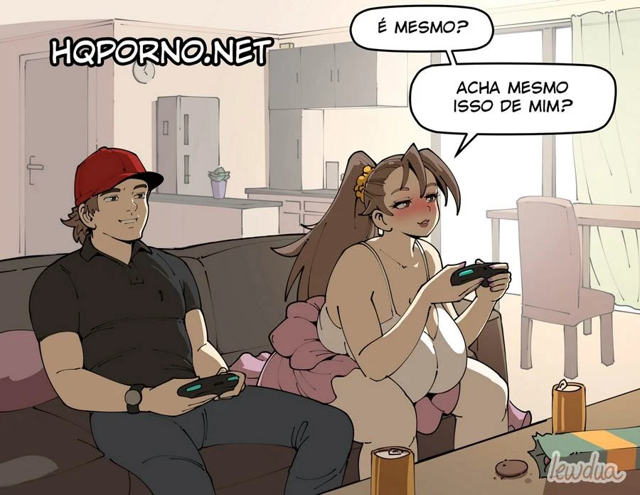 David and Natasha Flirting – Futanari Hentai – PT-BR