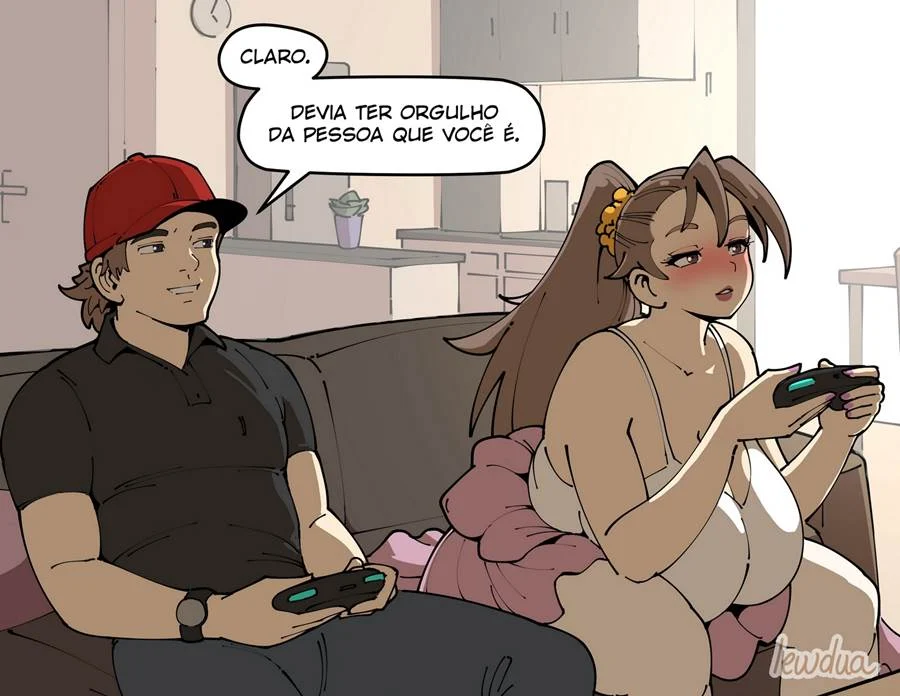 David and Natasha Flirting – Futanari Hentai – PT-BR