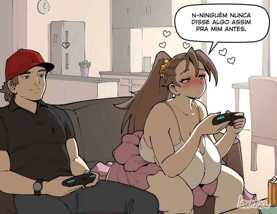 David and Natasha Flirting – Futanari Hentai – PT-BR