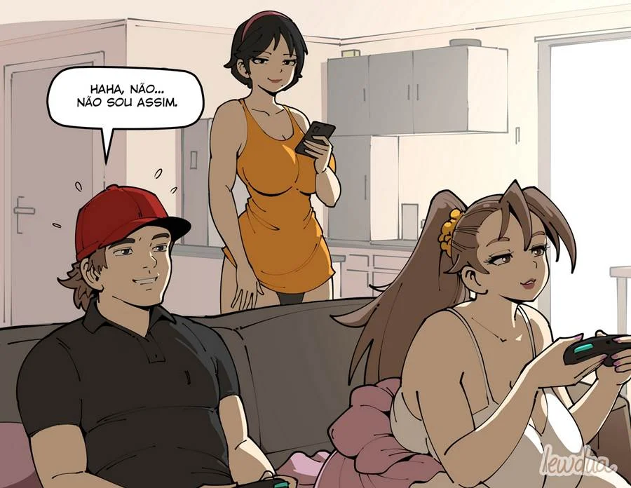 David and Natasha Flirting – Futanari Hentai – PT-BR