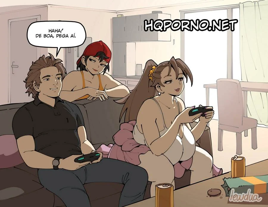 David and Natasha Flirting – Futanari Hentai – PT-BR