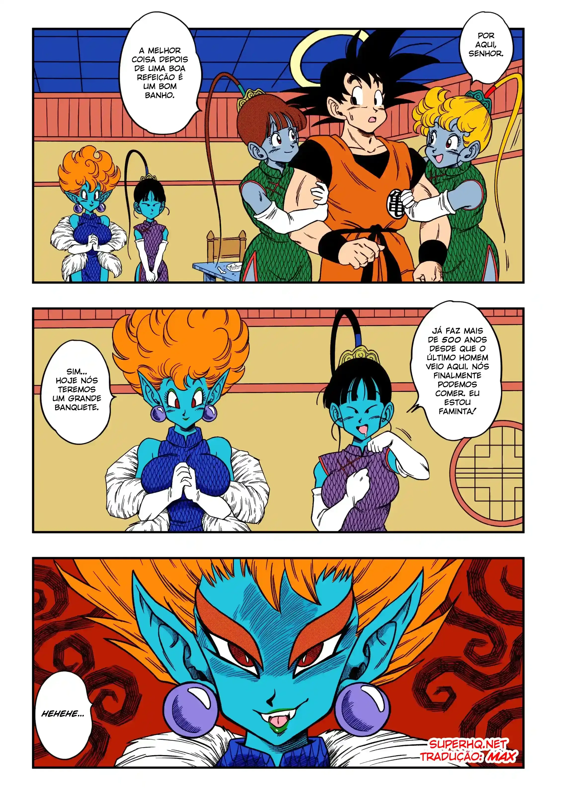 DBZ Paradise or Hell Snake Princess Hospitality – Manga Hentai – Site Para Ler Completo