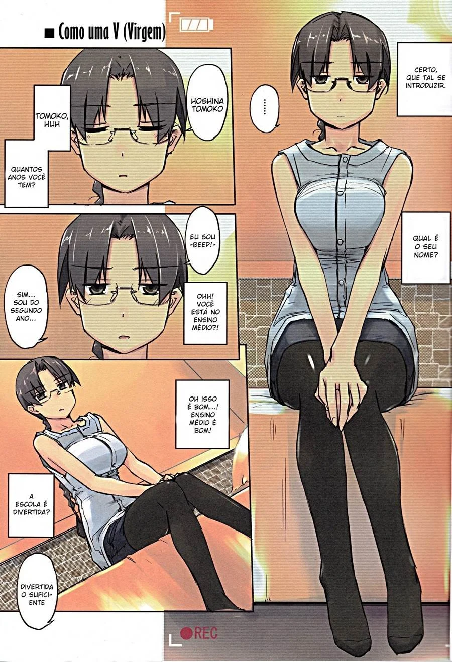 Como uma vadia virgem – Manga Hentai – Traduzido
