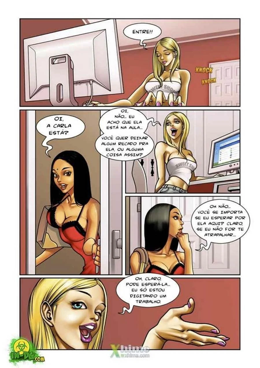 Companheira de Quarto Safada – HQ Travestis – Quadrinho Original