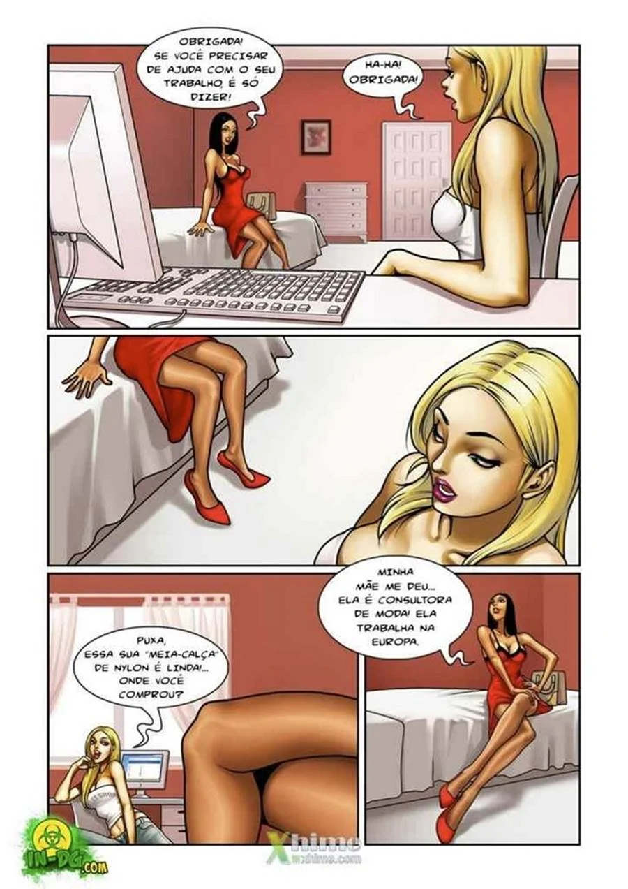 Companheira de Quarto Safada – HQ Travestis – Quadrinho Original