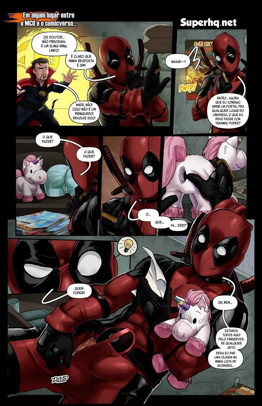 Deadpool Thinking with Portals – Heróis Porno – Ler Hentai HQ