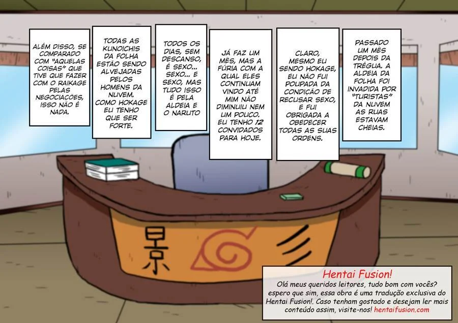 Deixando a Tsunade gozada – Hentai – PT-BR