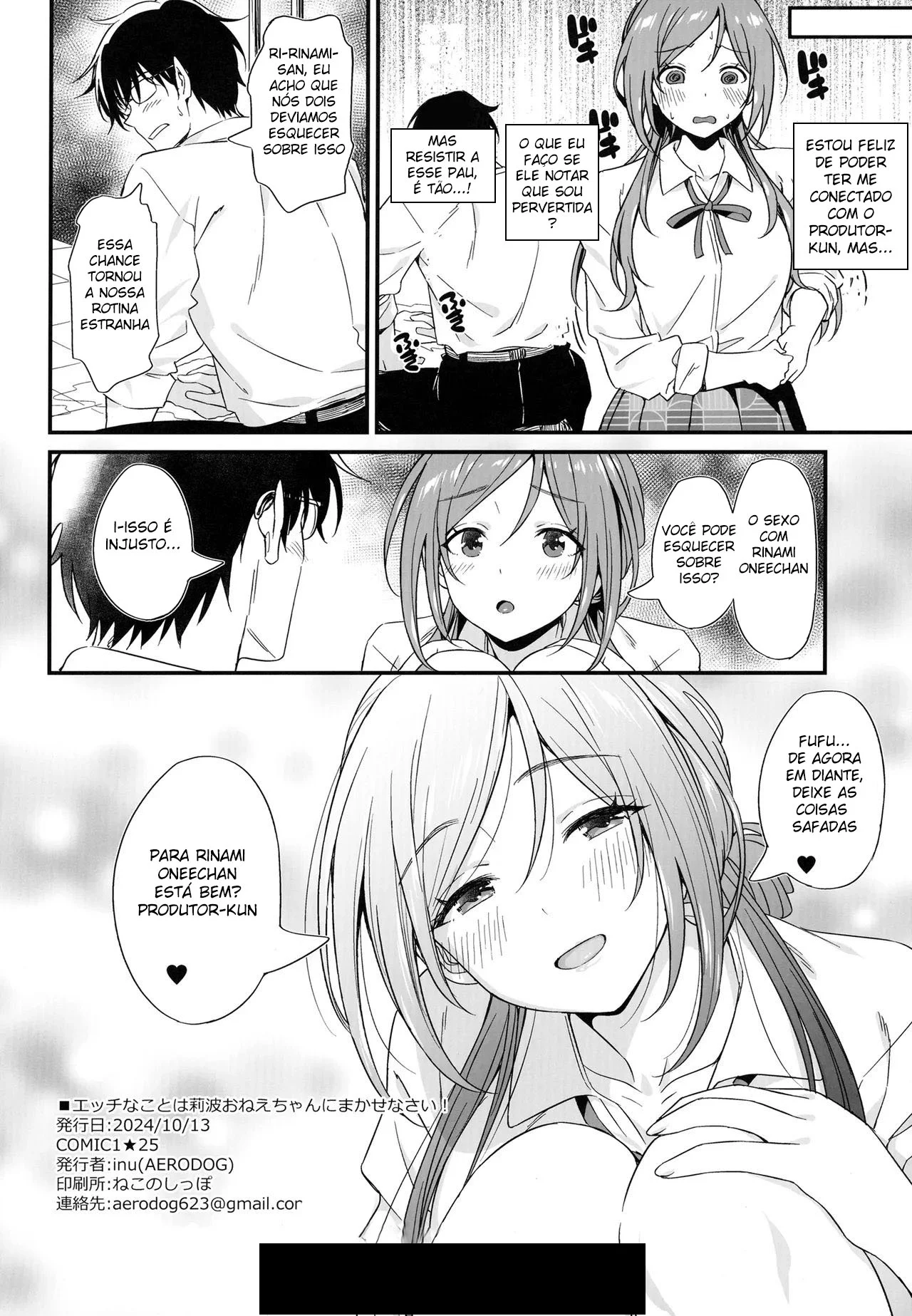 Deixe As Coisas Safadas Com A Rinami Oneechan! – Manga Hentai – Quadrinho Original