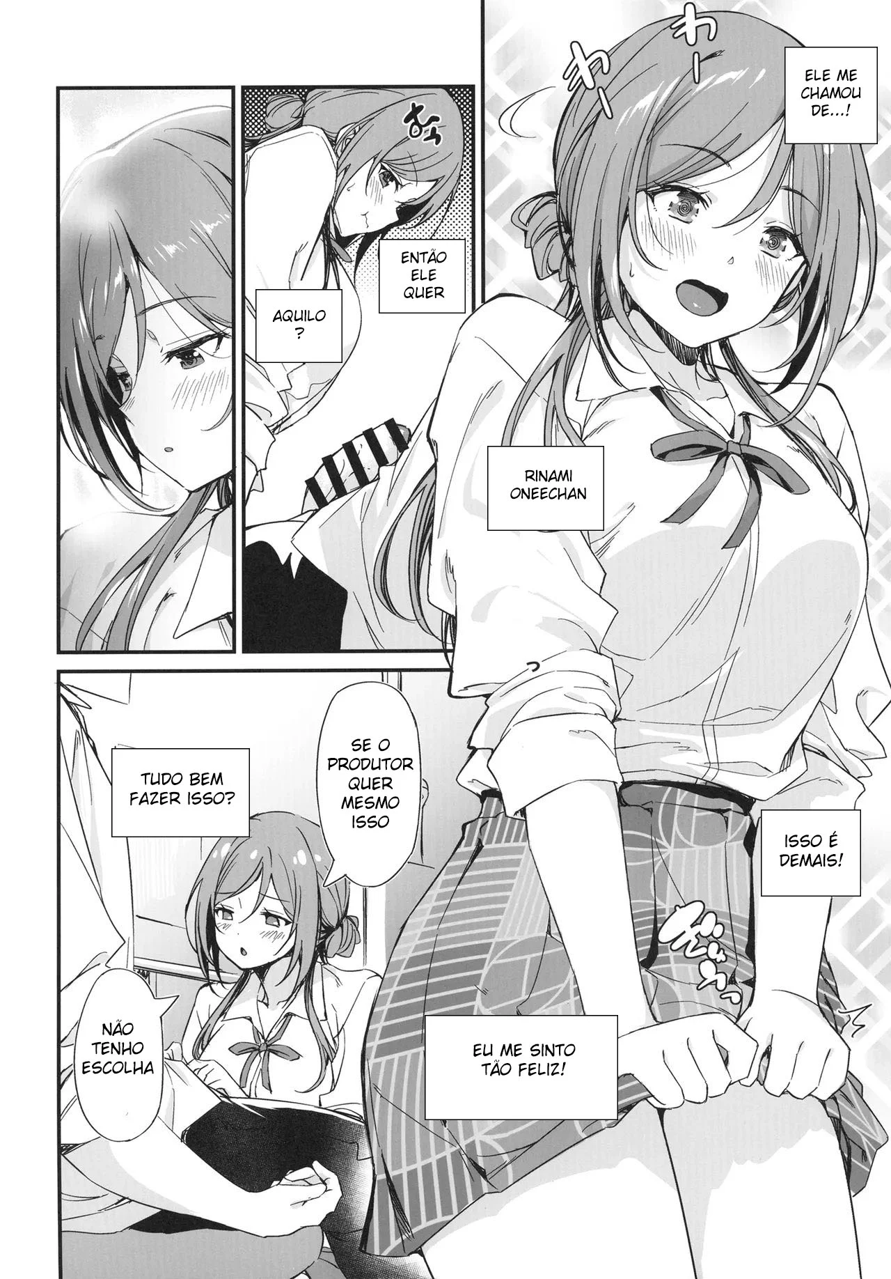 Deixe As Coisas Safadas Com A Rinami Oneechan! – Manga Hentai – Quadrinho Original