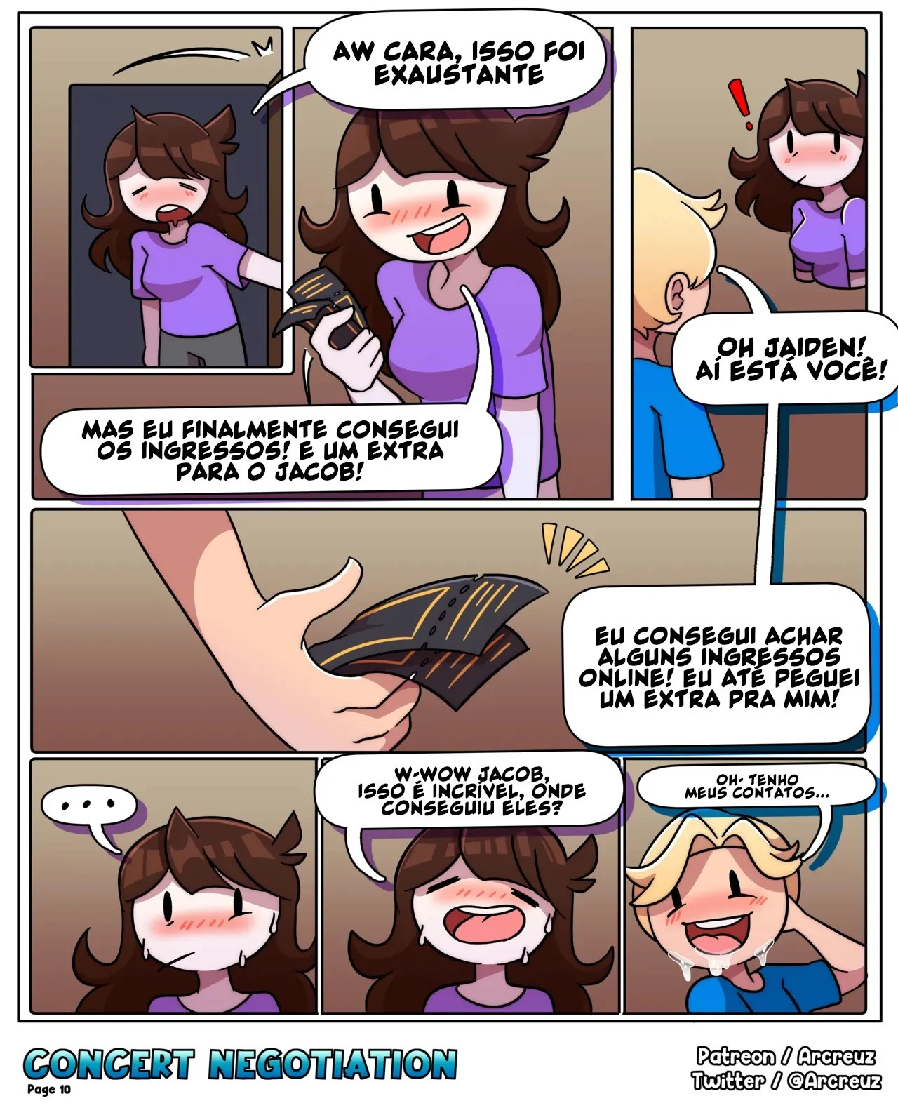 Concert Negotiation – Comics Porno – Português do Brasil