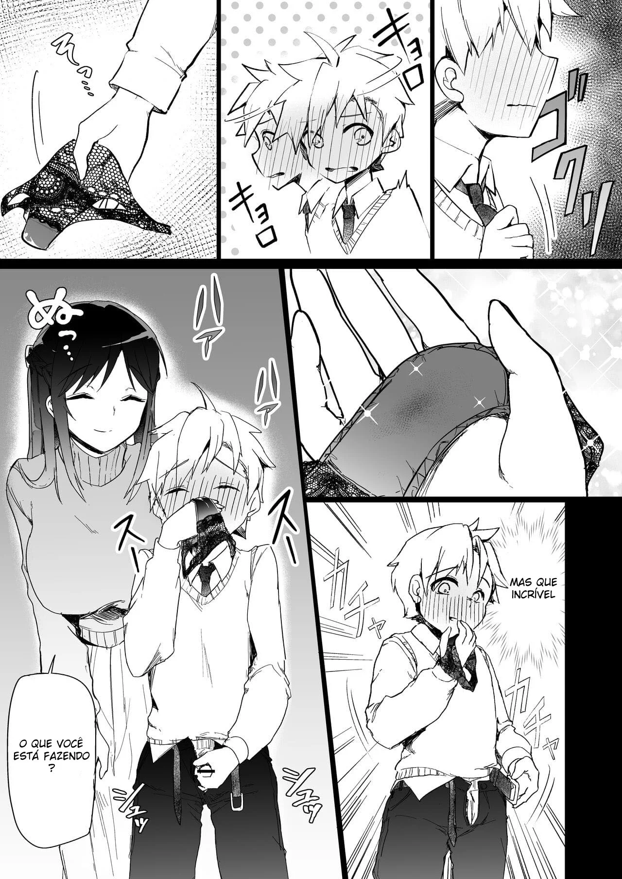 Depósito de Porra da Onee – Hentai Preto e Branco – Tradução Em Português