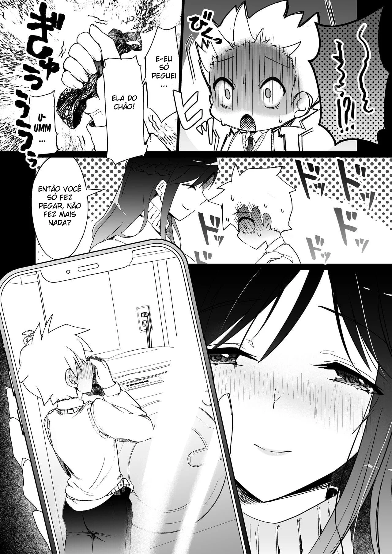 Depósito de Porra da Onee – Hentai Preto e Branco – Tradução Em Português