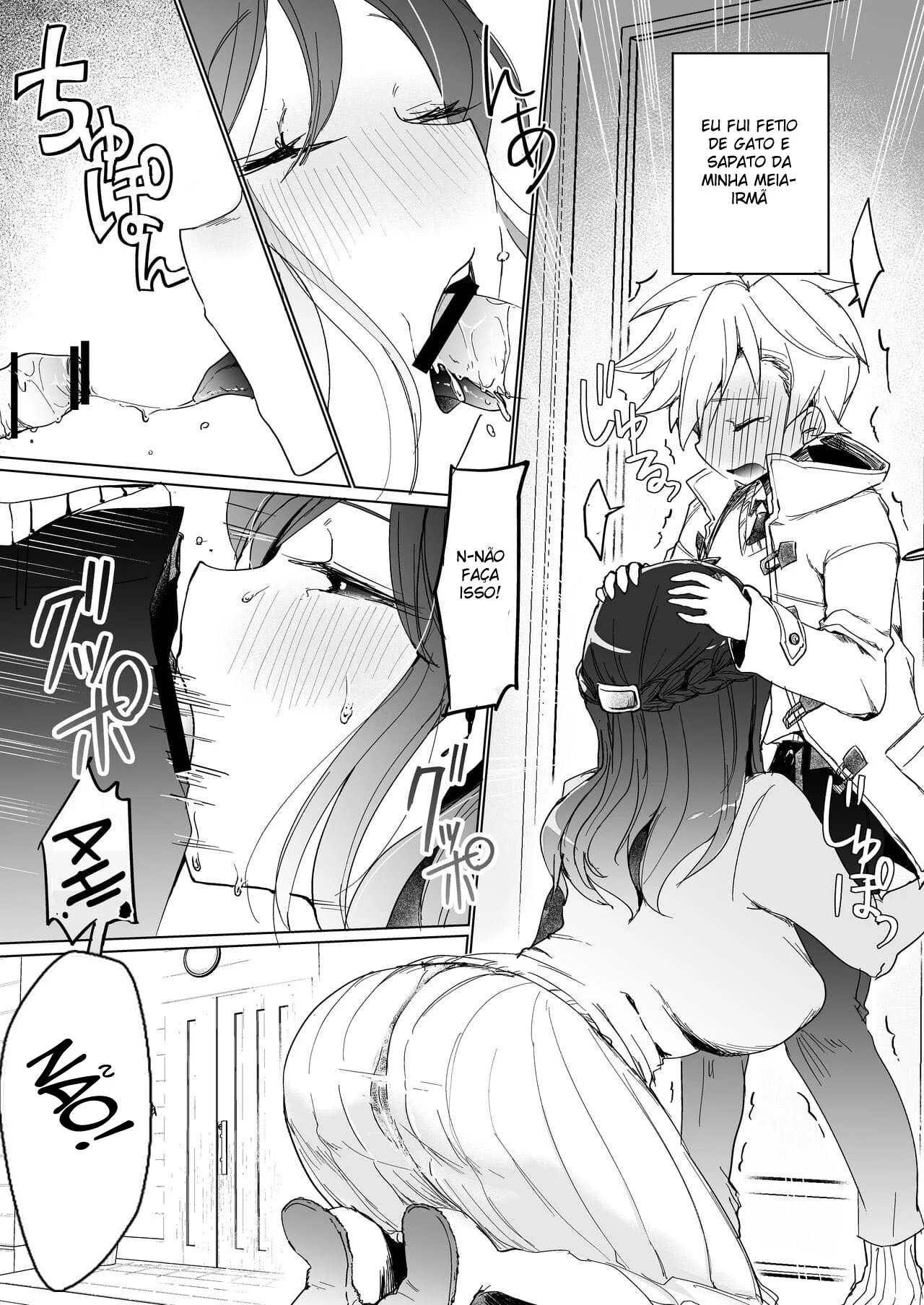 Depósito de Porra da Onee – Hentai Preto e Branco – Tradução Em Português