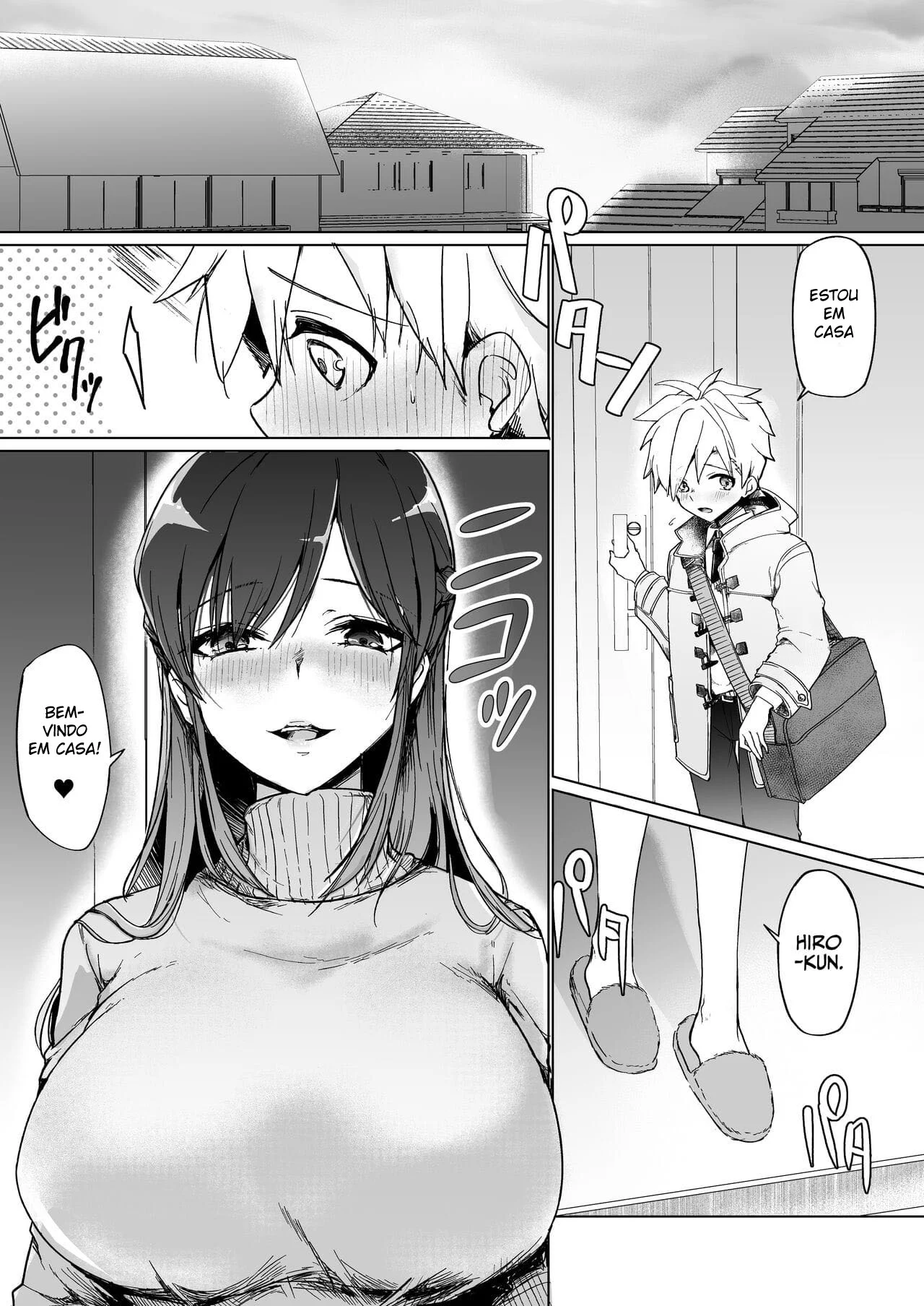 Depósito de Porra da Onee – Hentai Preto e Branco – Tradução Em Português