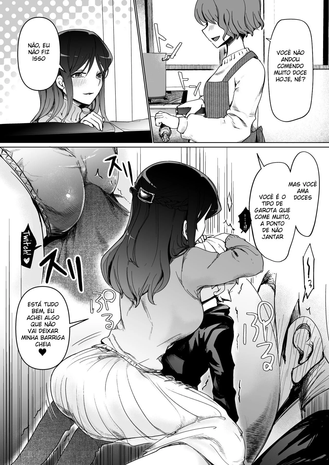 Depósito de Porra da Onee – Hentai Preto e Branco – Tradução Em Português