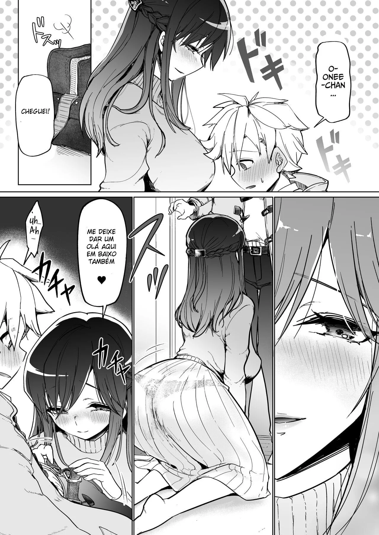 Depósito de Porra da Onee – Hentai Preto e Branco – Tradução Em Português