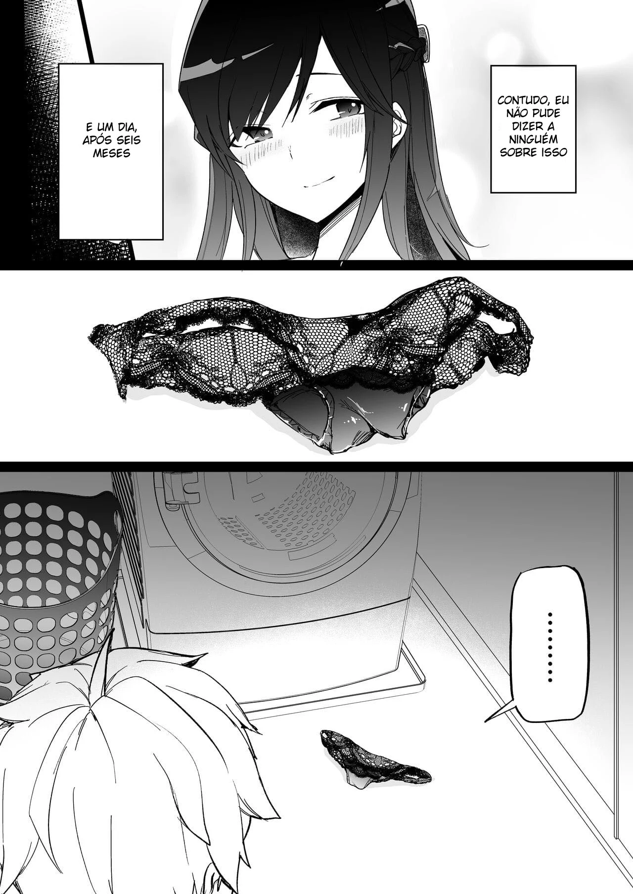 Depósito de Porra da Onee – Hentai Preto e Branco – Tradução Em Português