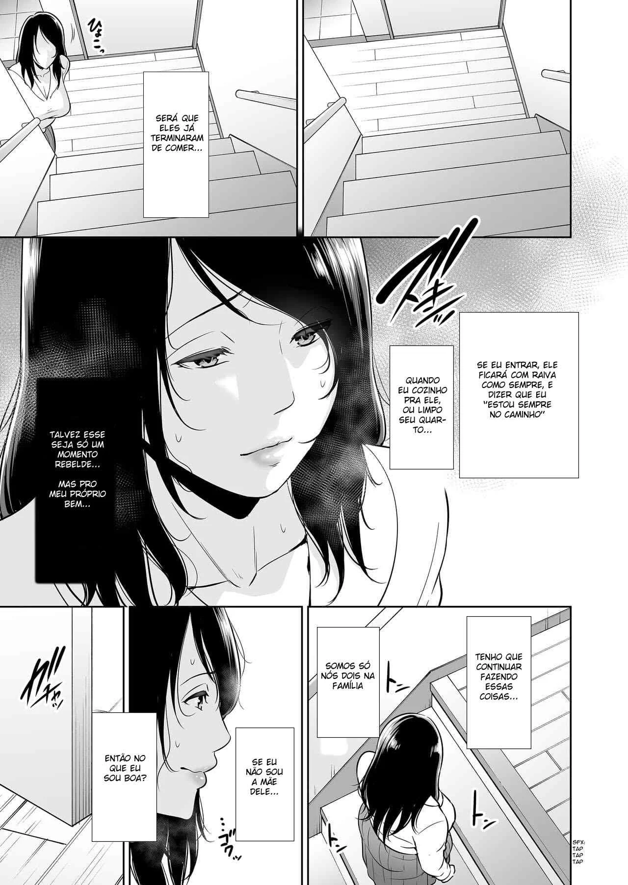Desejando a mãe do meu amigo – Hentai Preto e Branco – Site Para Ler Completo