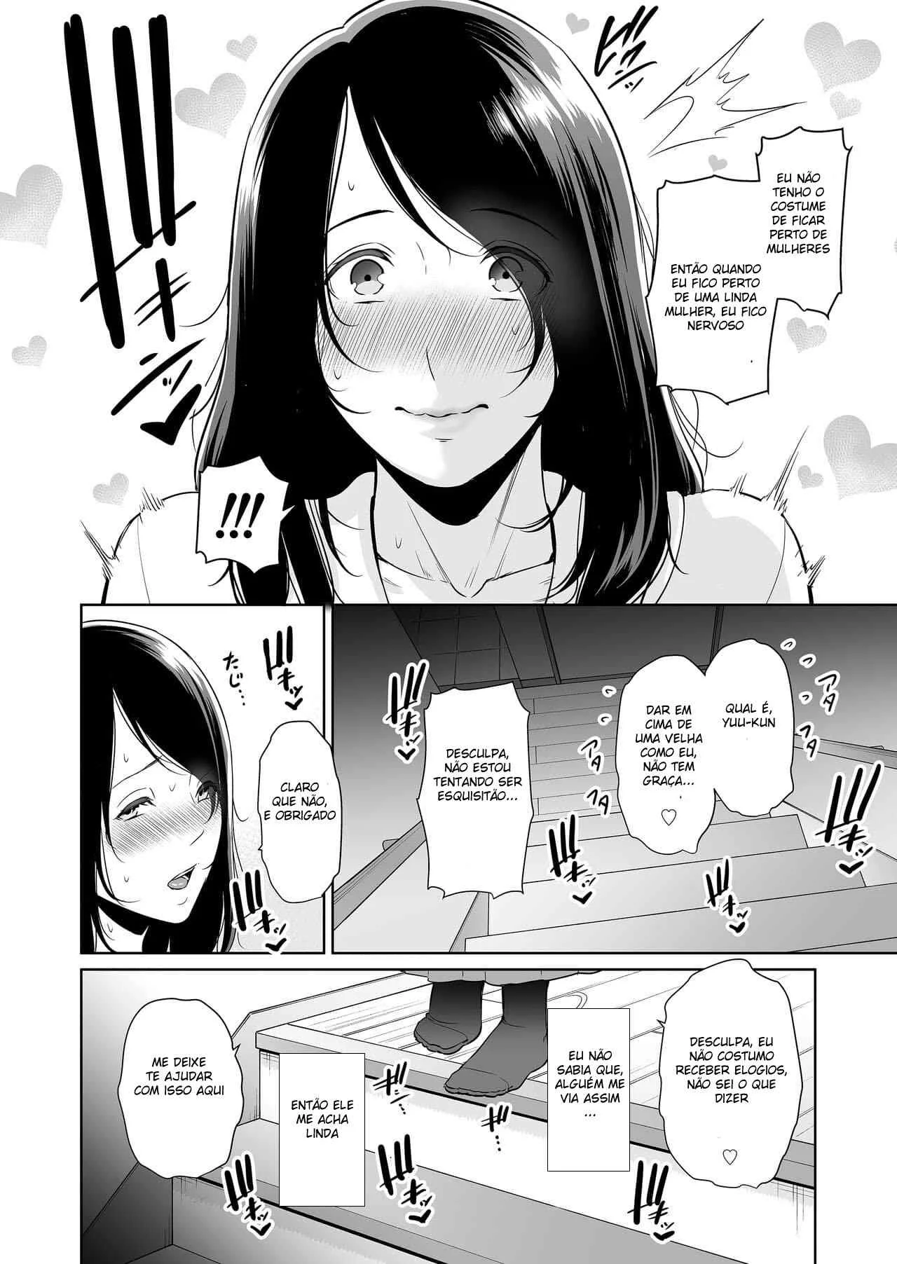 Desejando a mãe do meu amigo – Hentai Preto e Branco – Site Para Ler Completo