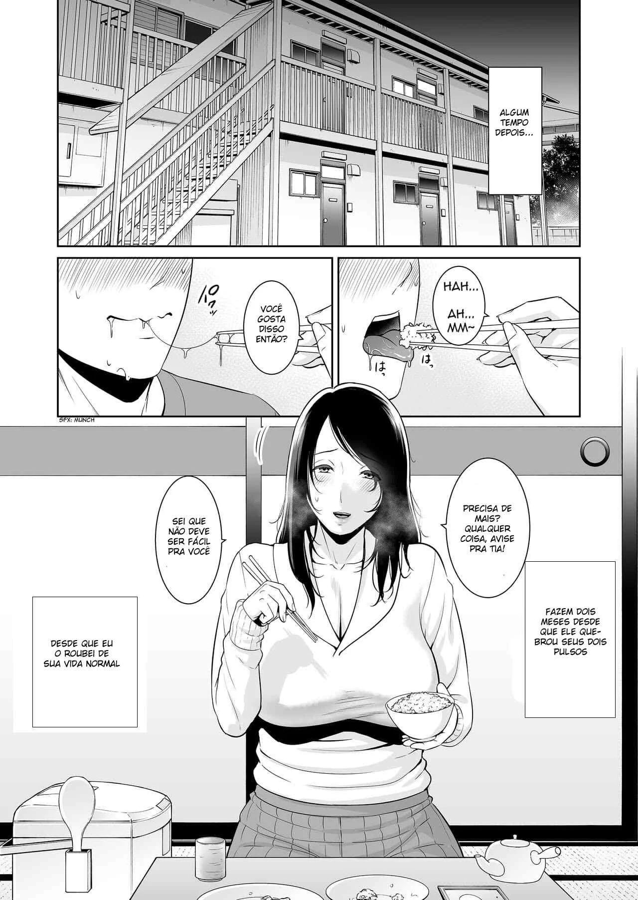 Desejando a mãe do meu amigo – Hentai Preto e Branco – Site Para Ler Completo